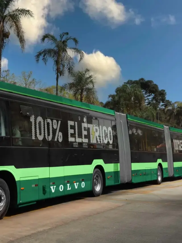 Volvo apresenta no Brasil o primeiro ônibus biarticulado 100% elétrico do mundo