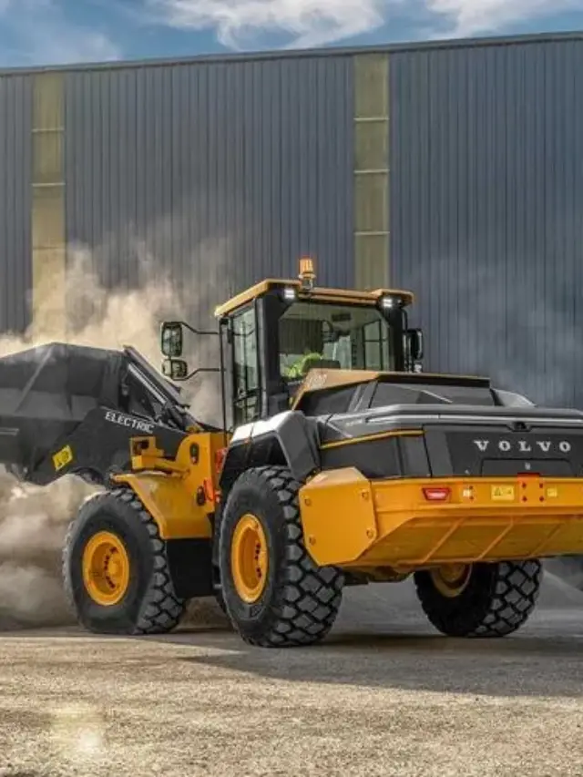 Carregadeira elétrica L120 da Volvo chega ao Brasil com economia de até 90%